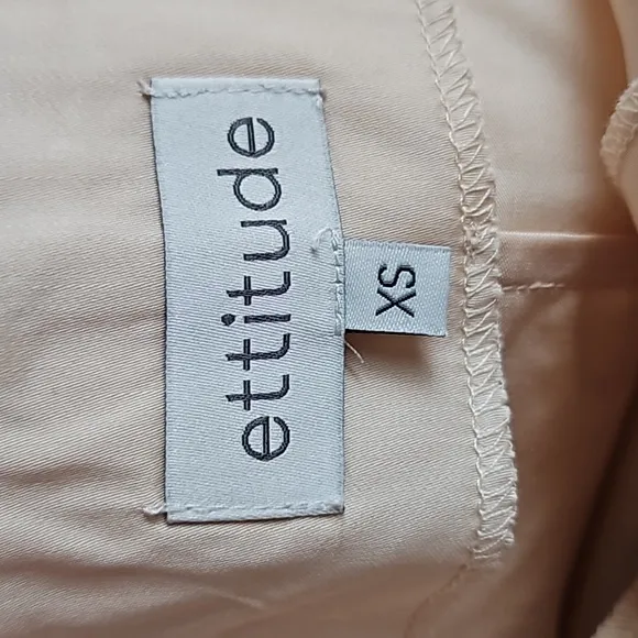 Ettitude,NIB, Sateen Slip Dress,Size XS, Oat Color