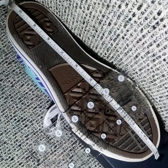 EUC Converse Chuck Taylor All Star Zip Back Spin Art Hi 647628F Rare