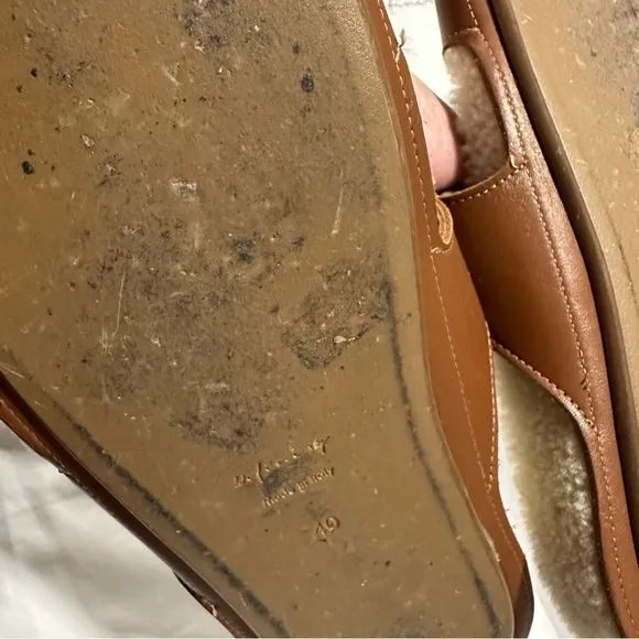 EUC Definery Radica Leather Flats‎ size 40 reg $365 with Box