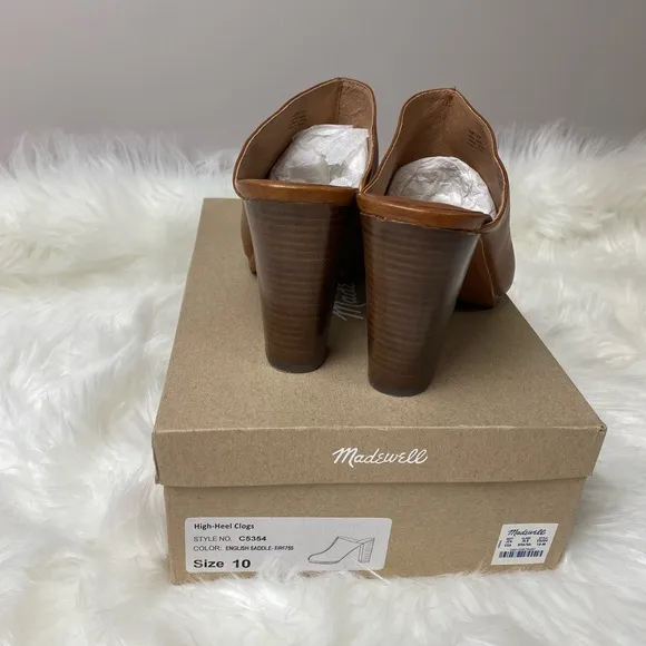 EUC Madewell High-Heel Clogs