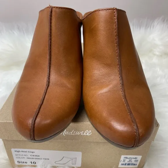 EUC Madewell High-Heel Clogs