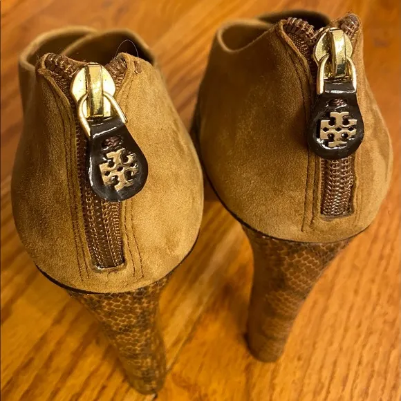 EUC Tory Burch Platform Heels, Brown