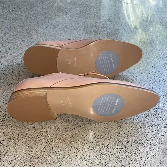 Everlane Leather Oxfords Size 7.5 New With Box And Dust Bag