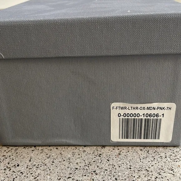 Everlane Leather Oxfords Size 7.5 New With Box And Dust Bag