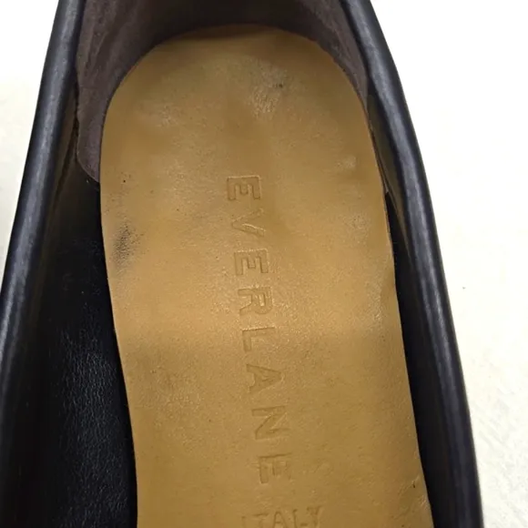 Everlane Modern Italian Black Loafers Size 6