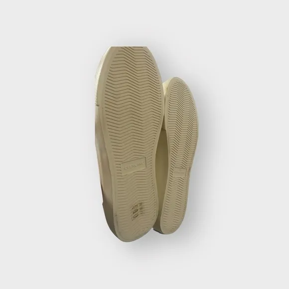 Everlane Off White Organic Cotton Canvas Slip On Sneakers Sz 7W