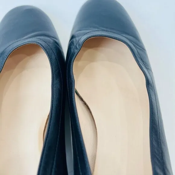 Everlane The Day block heels, black, Size 10
