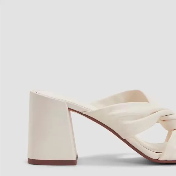 Everlane The Day Twist Heel 7 Canvas