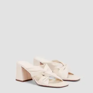 Everlane The Day Twist Heel 7 Canvas
