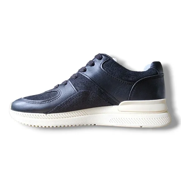 Everlane The Trainer Black Leather Sneakers Women's Size 6