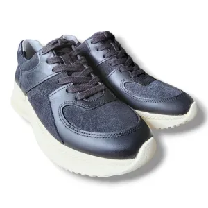 Everlane The Trainer Black Leather Sneakers Women's Size 6