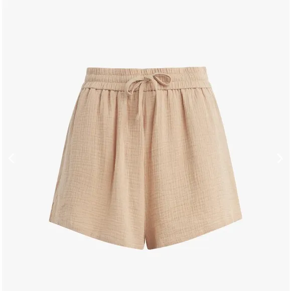 Favorite daughter slip it on short cotton gauze NWT