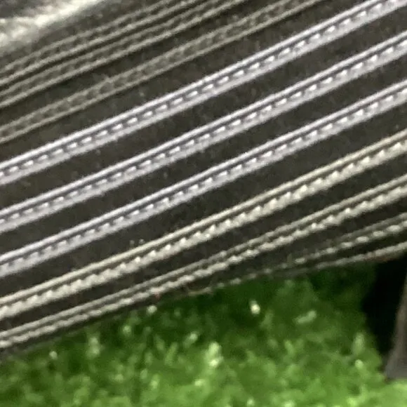 FENDI Vintage Black Gray Striped Heels 9 N