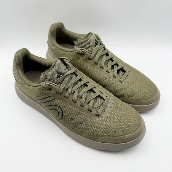 Five Ten Mens Sleuth DLX Canvas Sneakers US 8 Fr 41 1/3 Green Leather NIB