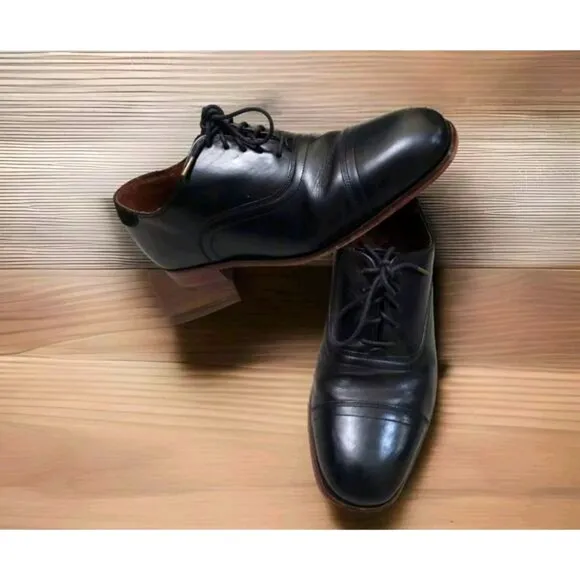 Florsheim Duckie Brown Leather Oxford Black Shoe's Size 8D