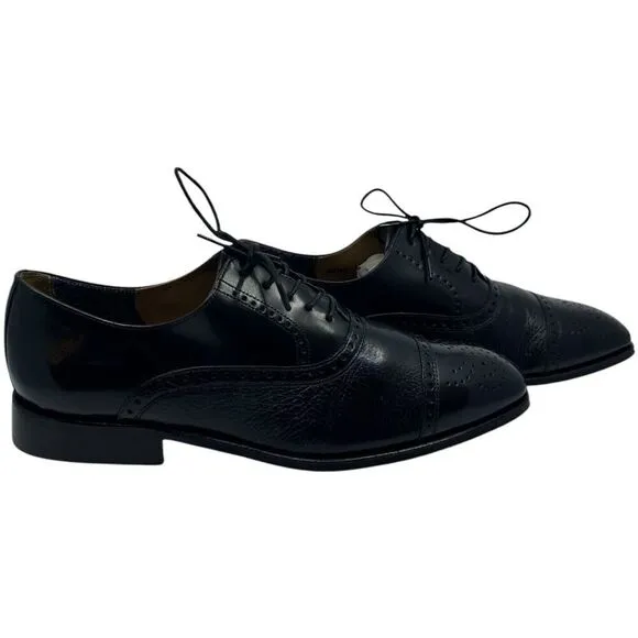 Florsheim Imperial Bio Comfort Mens Shoes Black Leather Oxfords 10D 12031 Preown