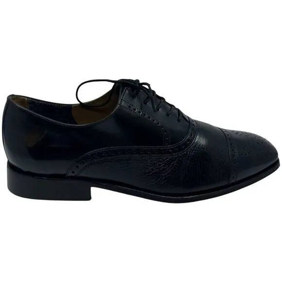 Florsheim Imperial Bio Comfort Mens Shoes Black Leather Oxfords 10D 12031 Preown