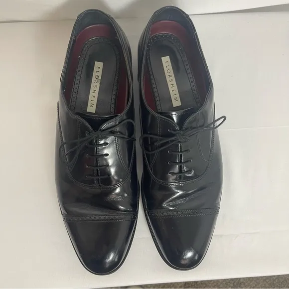 Florsheim Men’s Black Oxfords Size 10