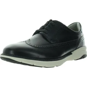 Florsheim Mens Frenzi Black Brogue Leather Oxfords New