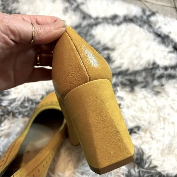 Fly London Coco Block Heel Pumps Shoe