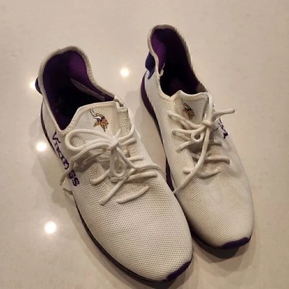 FOCO Gradient sole Minnesota Vikings shoes. Size 10