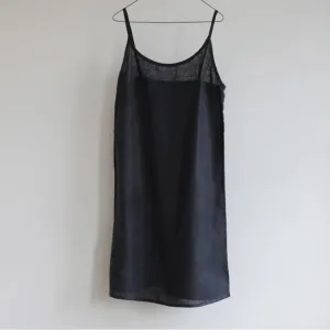Fog Linen Work Carina Slip Dress One Size Black