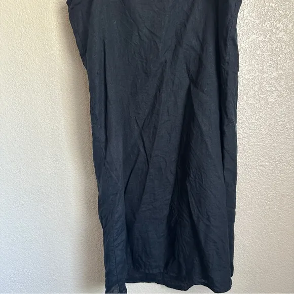 Fog Linen Work Carina Slip Dress One Size Black