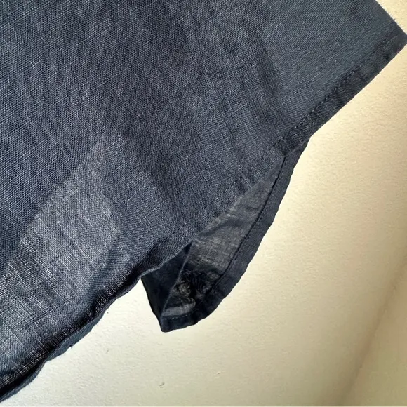 Fog Linen Work Carina Slip Dress One Size Black