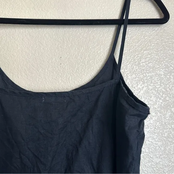 Fog Linen Work Carina Slip Dress One Size Black