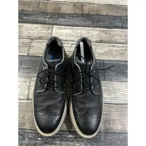 FootJoy Traditions Wing-Tip Golf Shoes Mens 9 Black Lightweight Waterproof