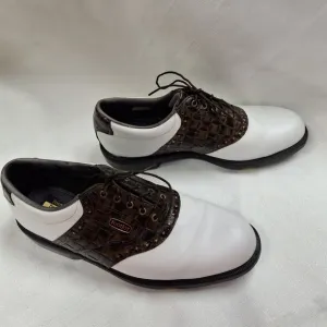 FootJoy White and Brown Classic Saddle Oxfords Timeless Style