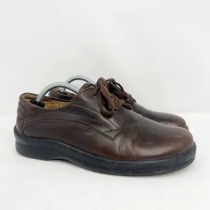 Footprints by Birkenstock Women's Brown Leather Lace Up Oxfords
