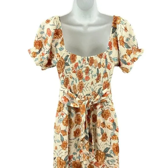 Fortunate One Caramel Kisses Midi Dress Size S