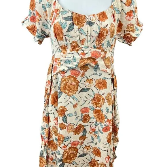Fortunate One Caramel Kisses Midi Dress Size S
