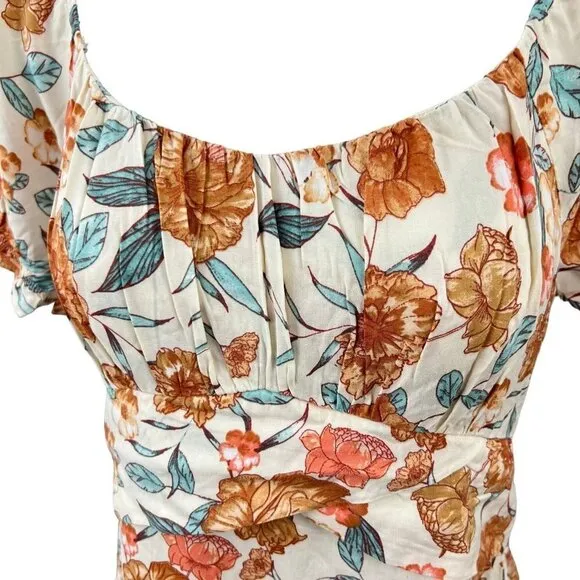 Fortunate One Caramel Kisses Midi Dress Size S