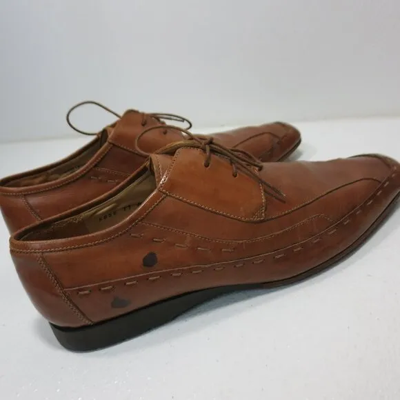 Franco Propato Oil Tanned Leather Comfort Dress Oxfords Shoes Men's Sz 11 M