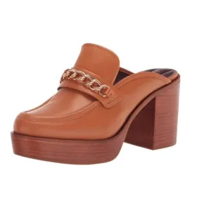 Franco Sarto Women's L-katraclog Mules Caramel Light Brown Size 8.5