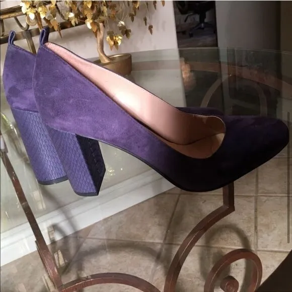 Franco Sarto Ingall Snake Skin Heel Pump