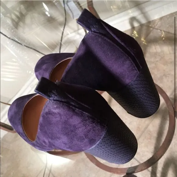 Franco Sarto Ingall Snake Skin Heel Pump