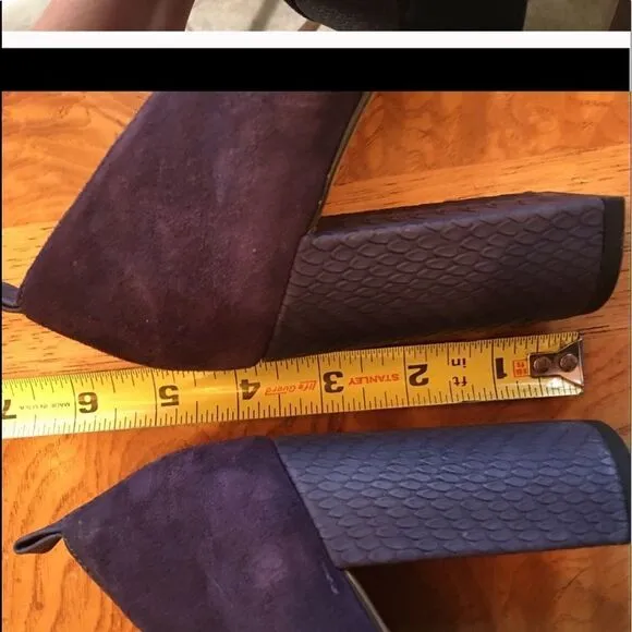 Franco Sarto Ingall Snake Skin Heel Pump
