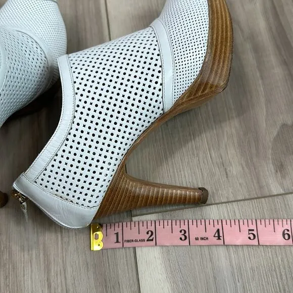 Fratelli Rossetti open toe leather platform heels size 35 5