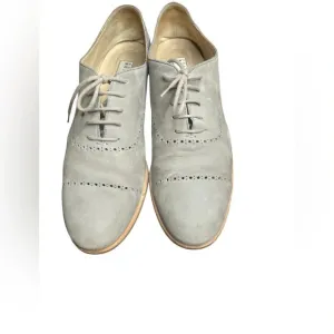 Fratelli Rossetti women’s gray suede Leather Oxfords sz 39 preloved