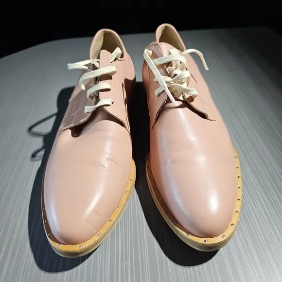 Freda‎ Salvador Women's Strut Leather Plain Toe Oxfords Size 6 NWOB (MSRP $350)