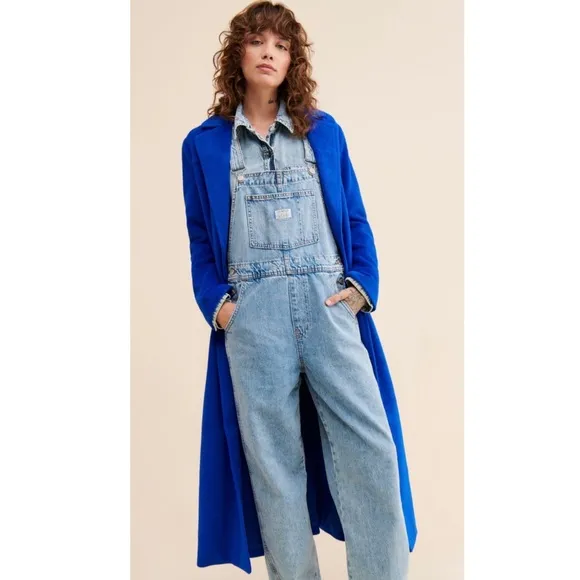FREE PEOPLE 4th &amp; Reckless Kaja Oversized Belted Coat NWT