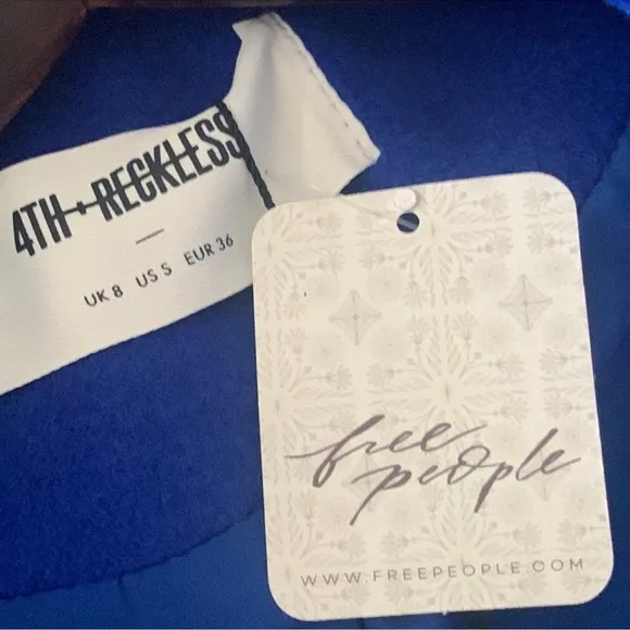 FREE PEOPLE 4th &amp; Reckless Kaja Oversized Belted Coat NWT