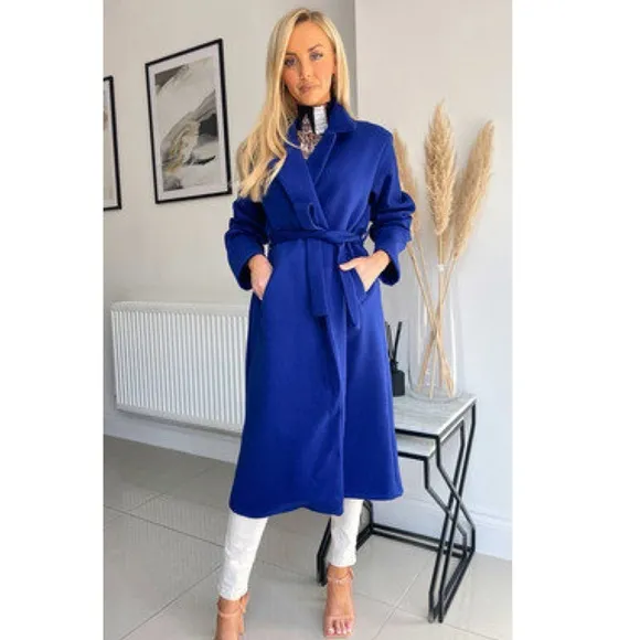 FREE PEOPLE 4th &amp; Reckless Kaja Oversized Belted Coat NWT