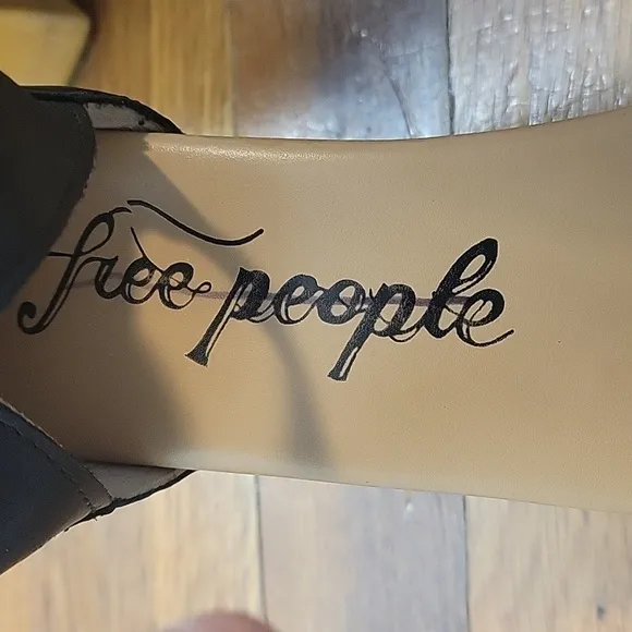 Free People Andorra Black Western Clog-Size 37