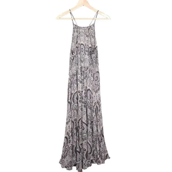 Free People Anthropologie Womens Seasons In The Sun Slip Maxi Dress Medium