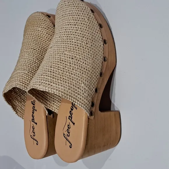Free People Boho Claudia Crochet Clogs