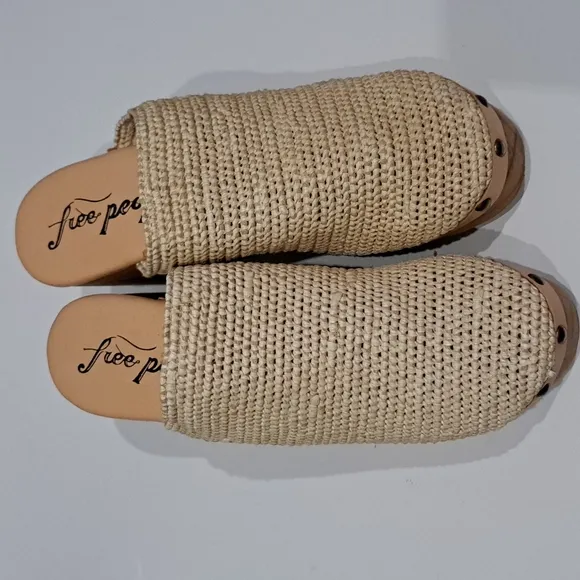 Free People Boho Claudia Crochet Clogs